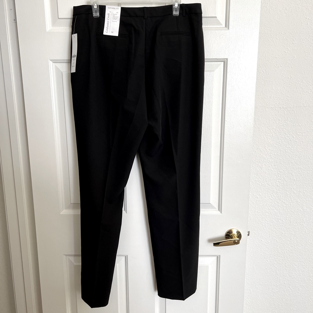 Coldwater creek black dress pants size 14 NWT